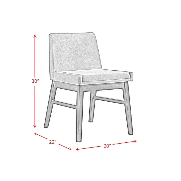 Average dining hotsell chair width