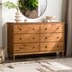 preview thumbnail 14 of 39, Middlebrook Bullrushes 6-drawer Solid Wood Dresser