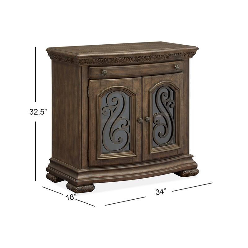 Magnussen Home Durango Willadeene Brown Bachelor Chest