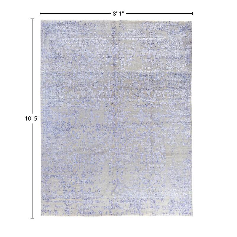 Ikat One-of-a-Kind Hand-Knotted Area Rug, Beige - 8' 1" x 10' 5"