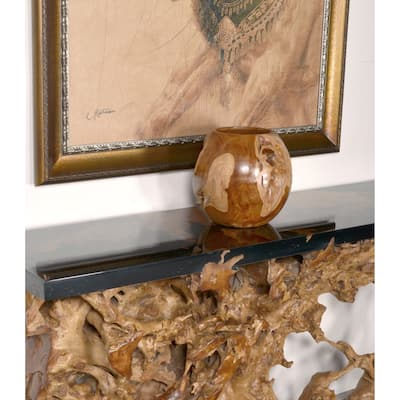 Teak Natural Vase Large