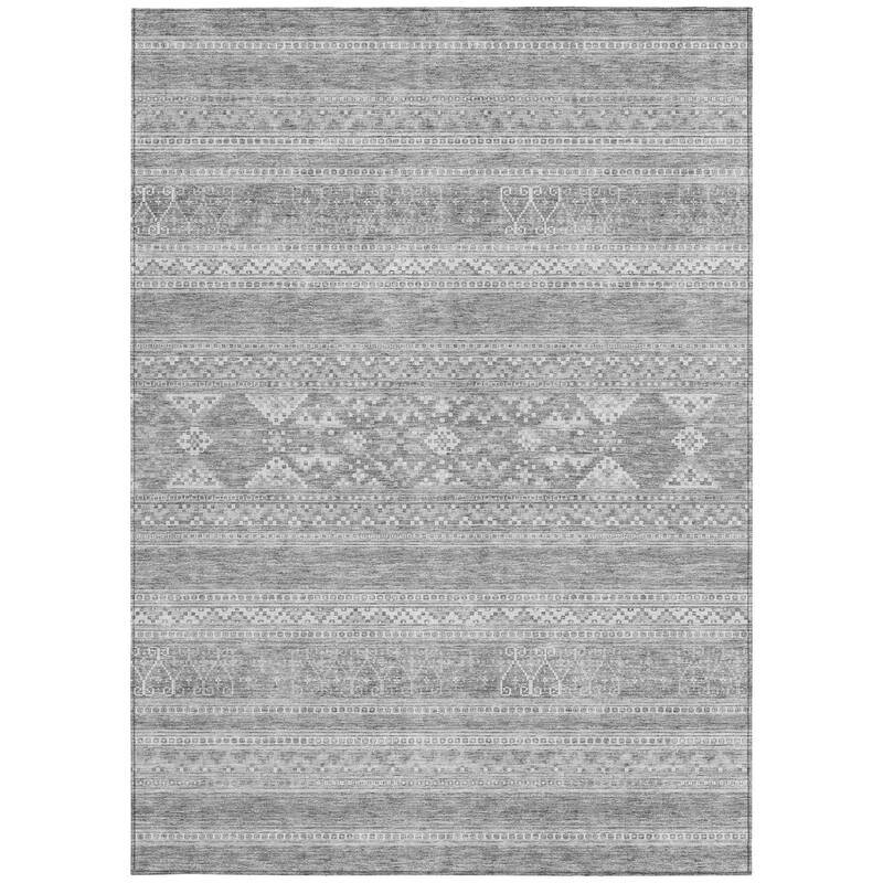 HomeRoots Southwestern Transitional Rectangle Outdoor Rug