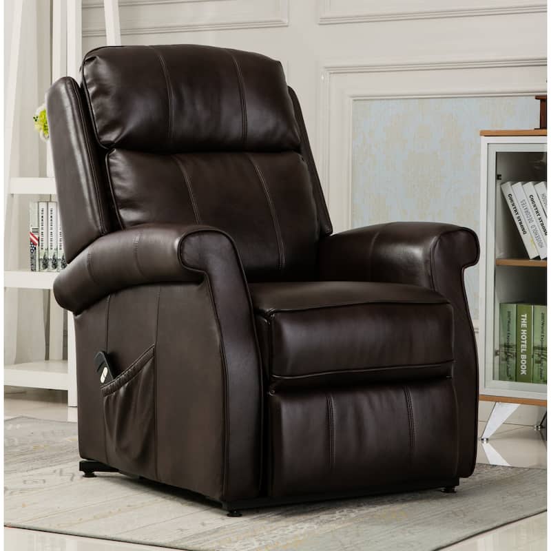 Lawrence Traditional Lift Chair by Greyson Living - Brown
