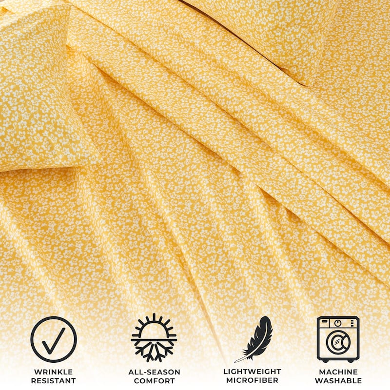 Linery & Co. Ultra-Soft Brushed Winter-Themed Microfiber Sheet Set