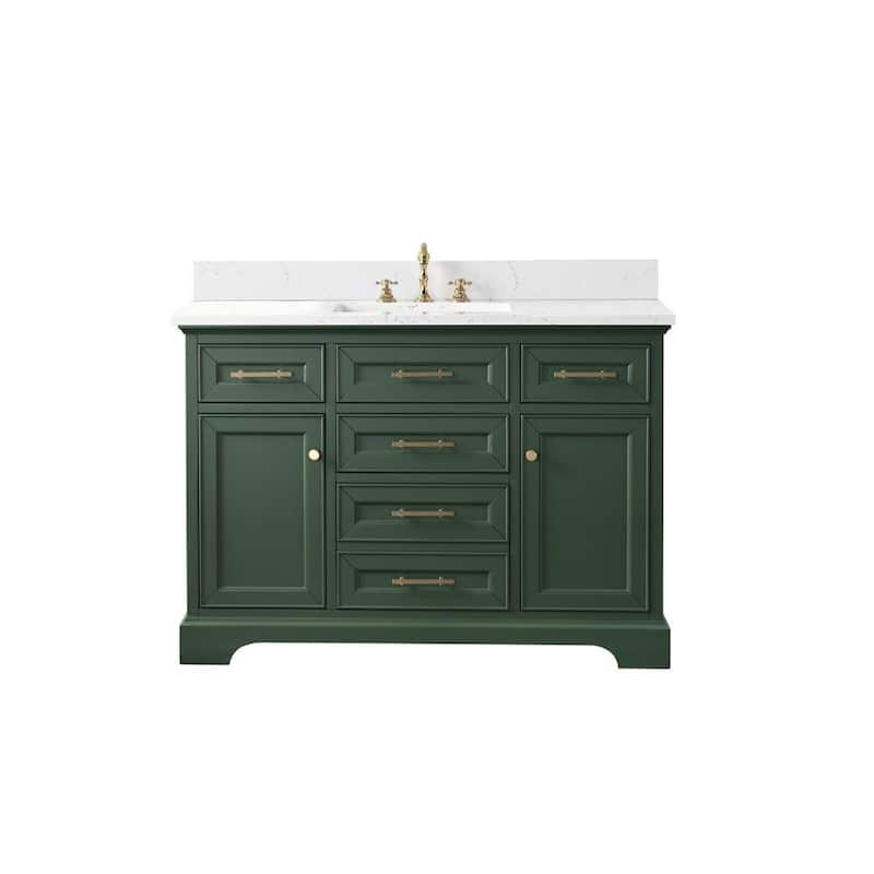 Sudio Design Thompson 48" Bathroom Vanity - 48-inch Single Sink - Evergreen