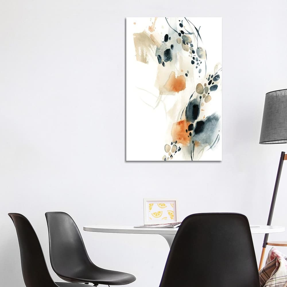 iCanvas "Abstract In Blue And Terracotta V" by Sophie Rodionov Canvas Print