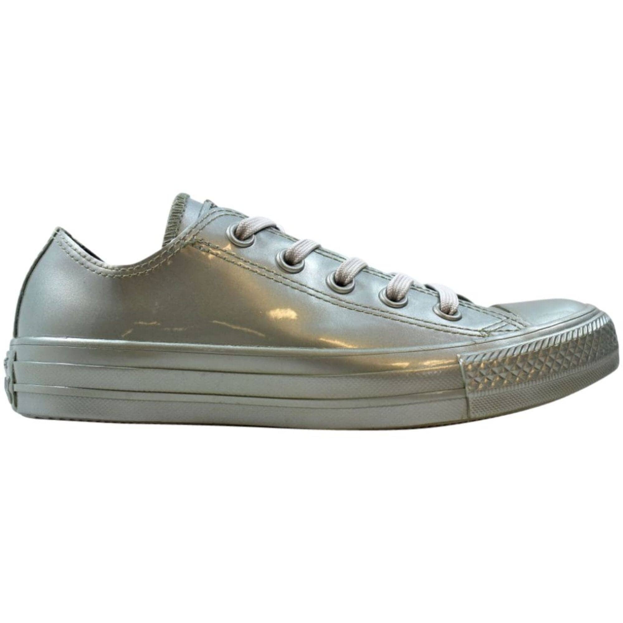 Shop Converse Chuck Taylor All Star Metallic Rubber OX Pure Silver 553272C  Women's Size 6 - Overstock - 30888313