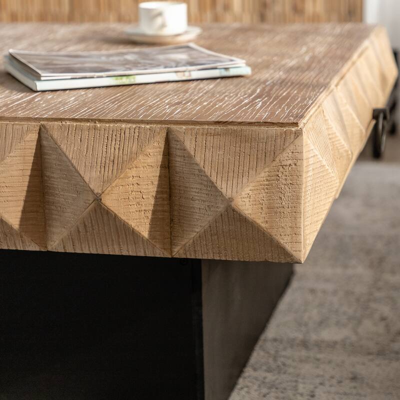 Retro Fashion Style Coffee Table,Suitable for Living Room,Office,and Dining Room