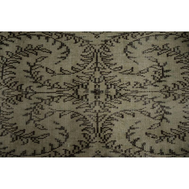 Hand Knotted Oriental 100% Wool Carpet Transitional Floral Beige & Ivories Anatolian Area Rug - 8' 6'' X 5' 1''