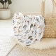 preview thumbnail 4 of 4, Sweet Jojo Designs Jungle Animals Boy Girl Gender Neutral Unisex Baby Swaddle Receiving Blanket Green Boho Grey Elephant Giraffe