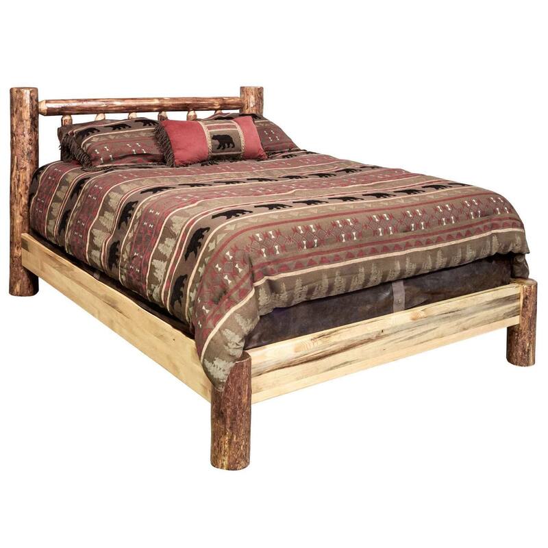 King Size Platform Bed - Modern Wood Bed Frame, Low Profile Design, Sturdy & Easy Assembly