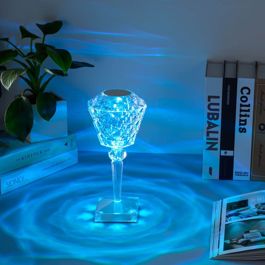 16 Colors RGBW Rose Table Lamp, Ambient Night Light