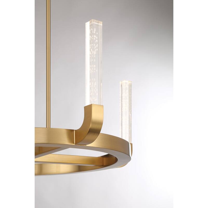Savoy House 1-2508-4 Del Mar 4 Light 30" Wide LED Ring Chandelier