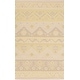 preview thumbnail 12 of 21, Louise Handmade Southwestern Wool Flatweave Area Rug 2' X 3' - Gold