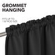 preview thumbnail 46 of 117, Deconovo 100% Full Blackout Double-Layer Rod Pocket Curtains (2 Panels)
