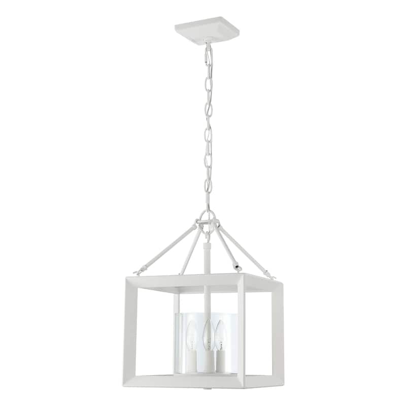 Smyth NWT Convertible Pendant in Natural White with Clear Glass