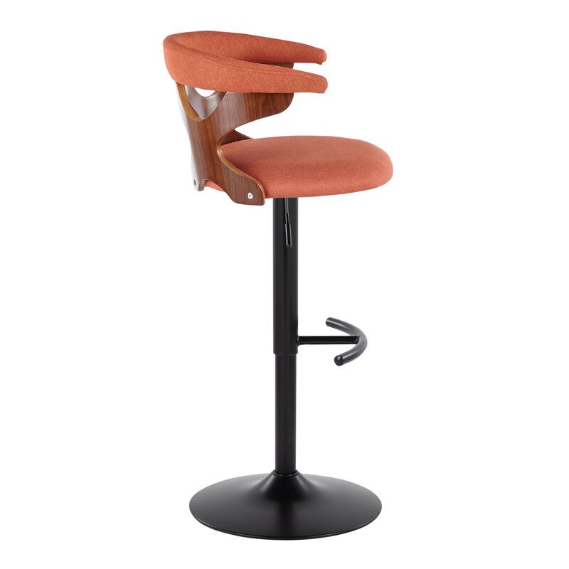 Carson Carrington Viby Adjustable Bar Stool with Rounded T Footrest (Set of 2)