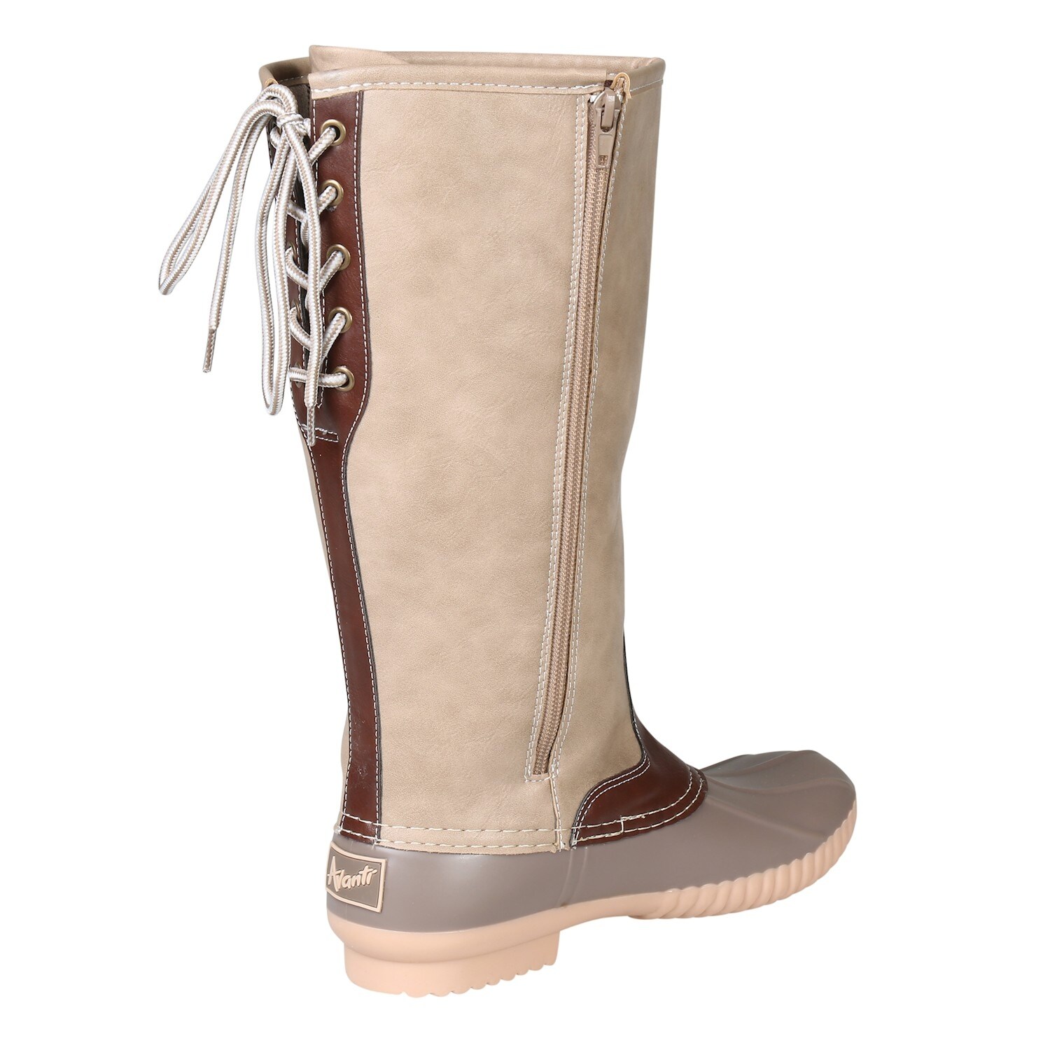 calf high duck boots