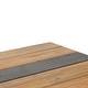 preview thumbnail 5 of 6, Lindsey Outdoor Acacia Wood Dining Table by Christopher Knight Home