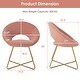 preview thumbnail 4 of 8, Costway Modern Velvet Accent Chair Upholstered Vanity Leisure Chair