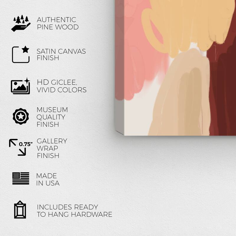 Wynwood Studio Canvas People and Portraits Wynona Black and Light Yellow Modern & Contemporary Wall Art Canvas Print