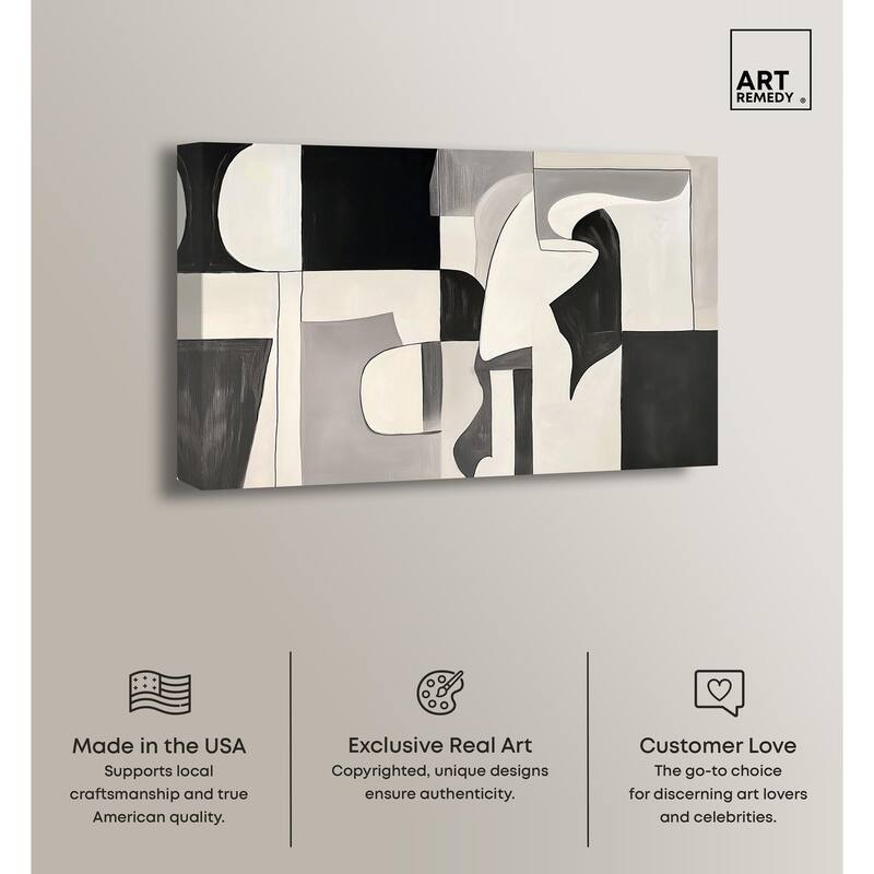 Shadow Play II Canvas by Art Remedy, Gallery Wrapped
