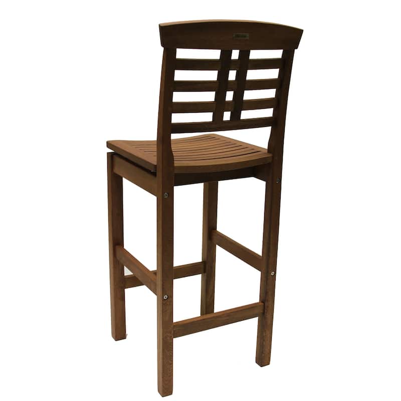 Eilaf Eucalyptus Outdoor Bar Stool - N/A