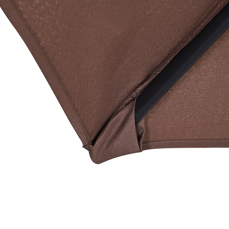 Ainfox 7.5ft Patio Umbrella with Base Outdoor Umbrella
