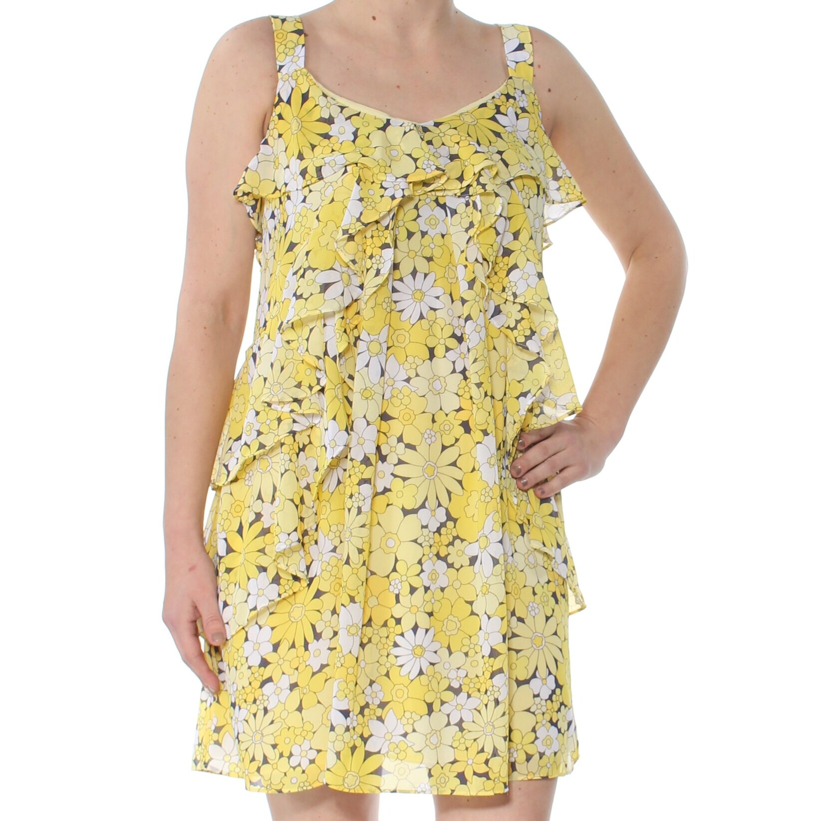 michael kors yellow dress