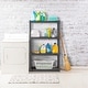 preview thumbnail 6 of 5, Sterilite Plastic Shelf Storage Organizing Unit with 4 Shelves, Gray, 3 Pack - 3-Pack