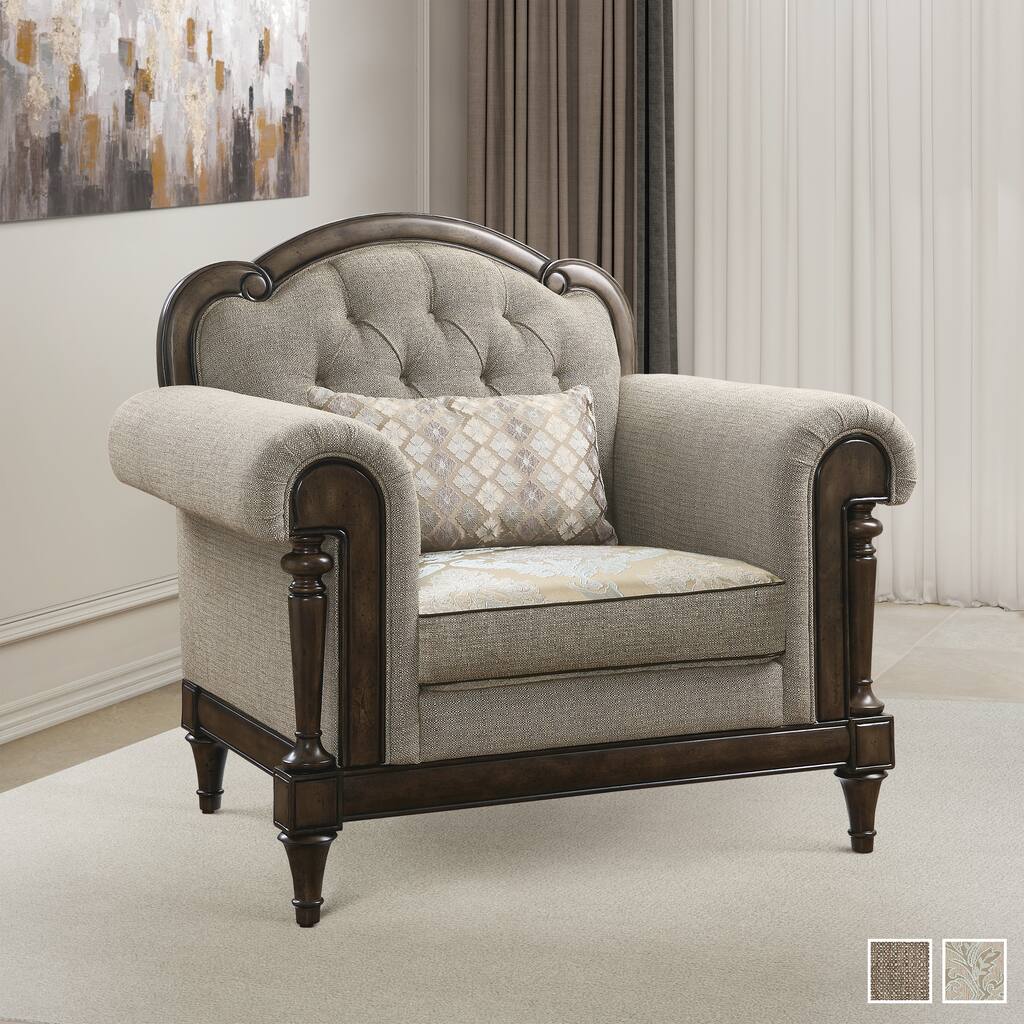 Tasse Tufted Uphostred Club Chair