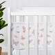 preview thumbnail 4 of 4, Sweet Jojo Designs + BreathableBaby Breathable Mesh Crib Liner Pad Pink/Purple Shabby Chic Butterfly Girl -Colorful Butterflies