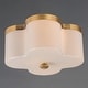 preview thumbnail 2 of 5, Maxim 12240 Clover 2 Light 13" Wide Flush Mount Ceiling Fixture