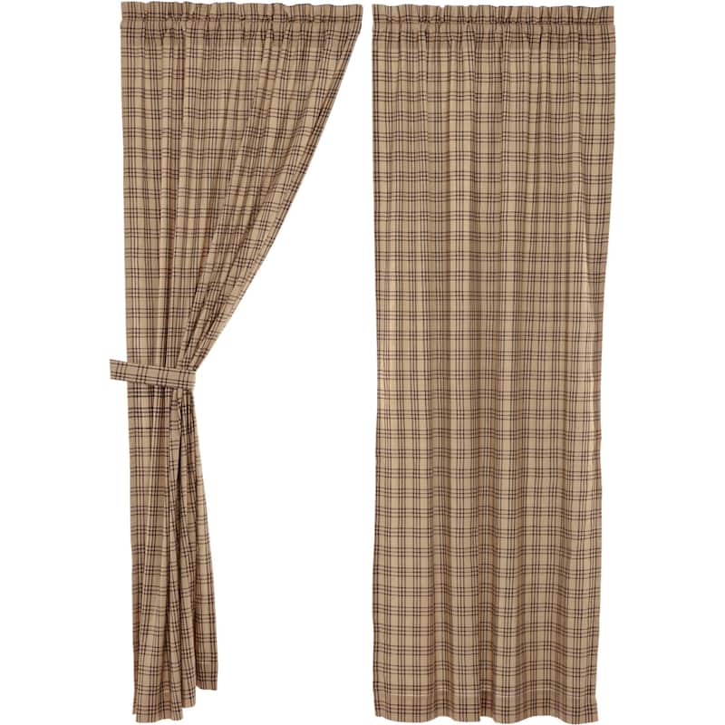 Sawyer Mill Plaid Panel Set - Panel 84x40 - Panel 84x40