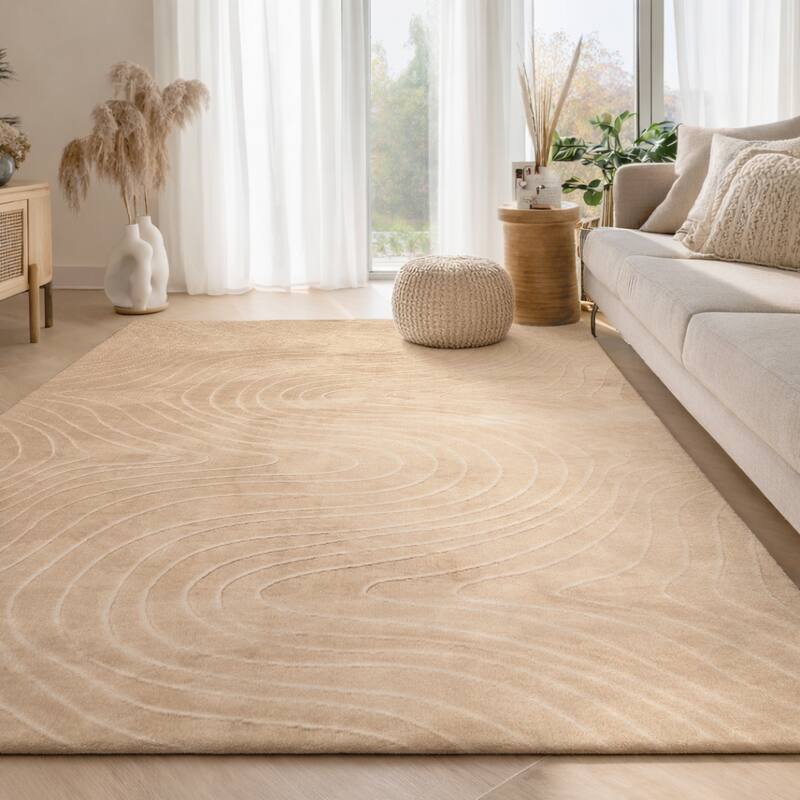 ECARPETGALLERY Somos Modern Machine Washable Area Rug