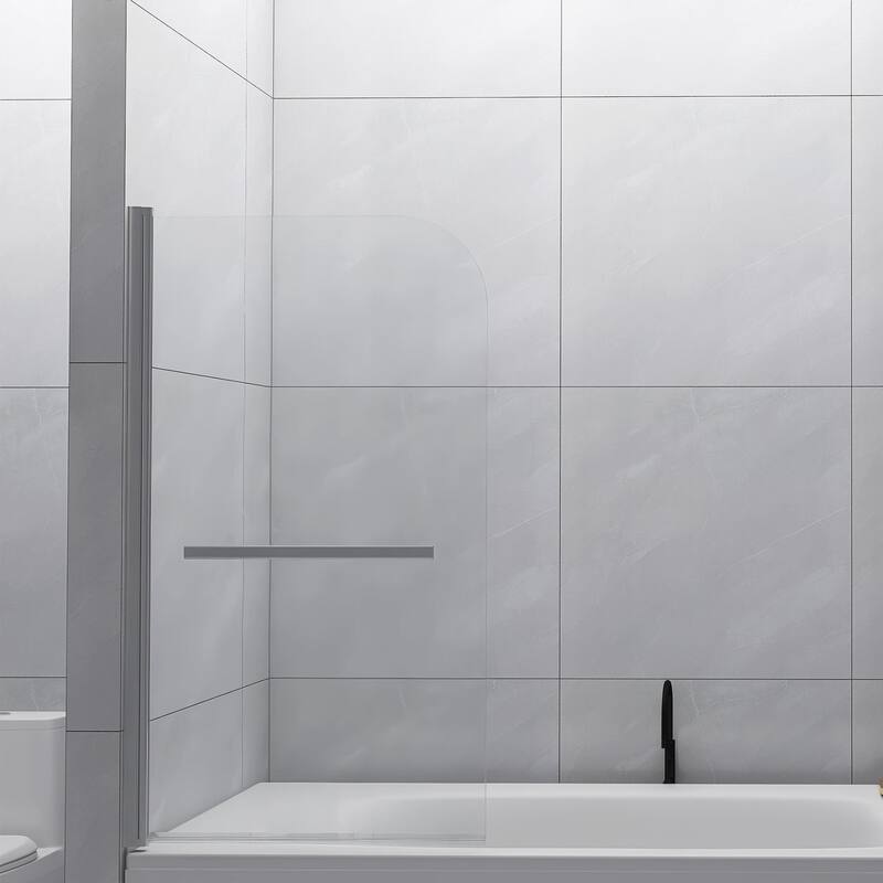 31" x 55" Frameless Pivot Tub Door - 31" x 55"