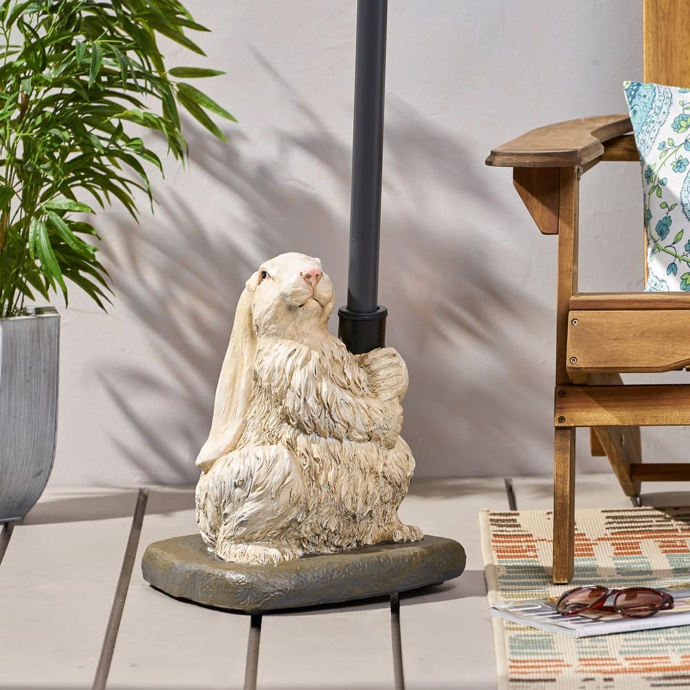 Roomfitters Rabbit/Bear/Elephant Umbrella Base, Decorative Heavy-Duty Patio Stand