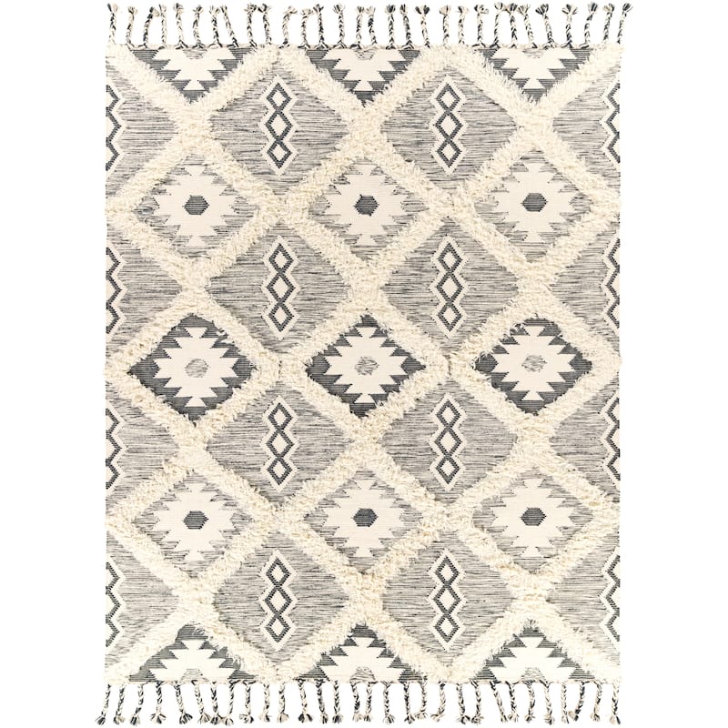 Artistic Weavers Topanga Handmade Wool Scandinavian Tassel Area Rug
