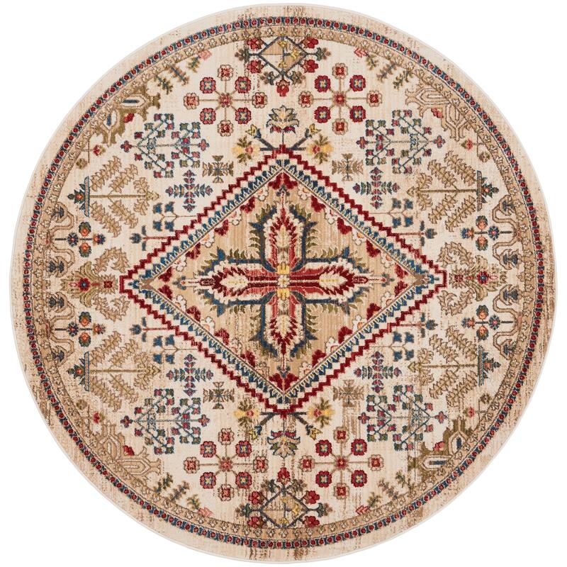 Nourison Revel Traditional Floral Medallion Area Rug