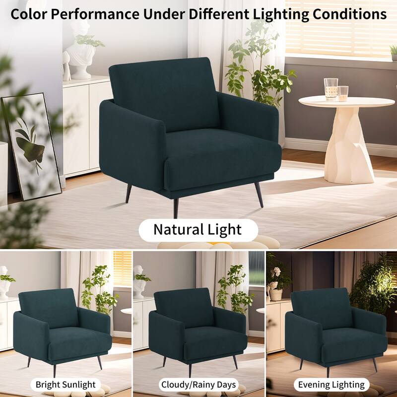 Karaka 37.5"W Oversized Armchair Leisure Sofa Accent Chair (Set of 2)