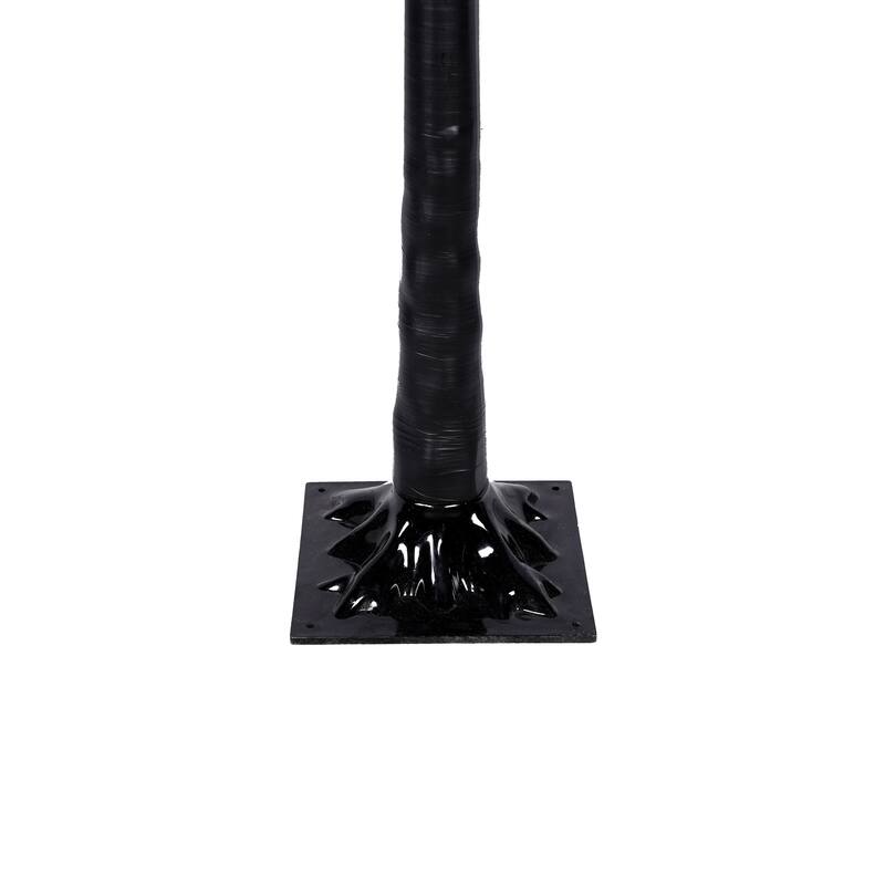 Roomfitters 3 Piece Halloween Spooky Tree Set with Purple Lights, 4FT 5FT and 6FT Artificial Trees, Black+Purple