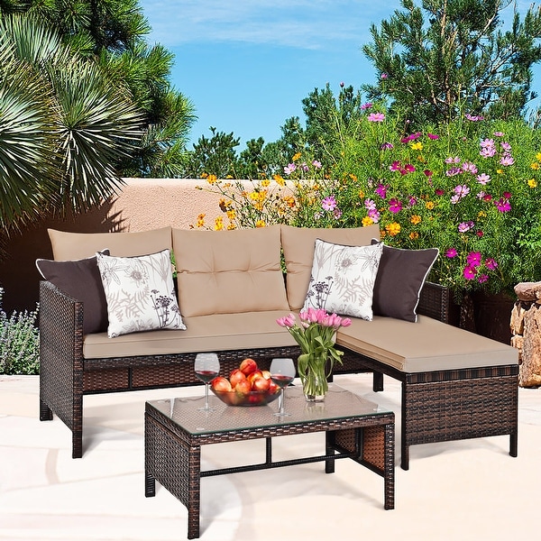 Rattan garden sofas for hotsell sale