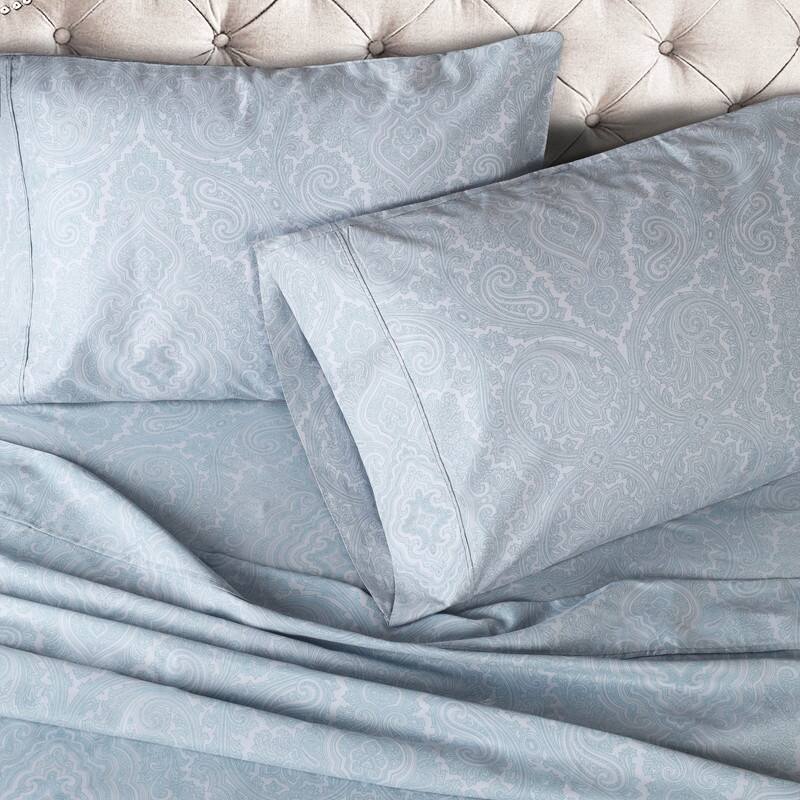 Superior Italian Paisley Cotton Blend 600 Thread Count Bed Sheet Set