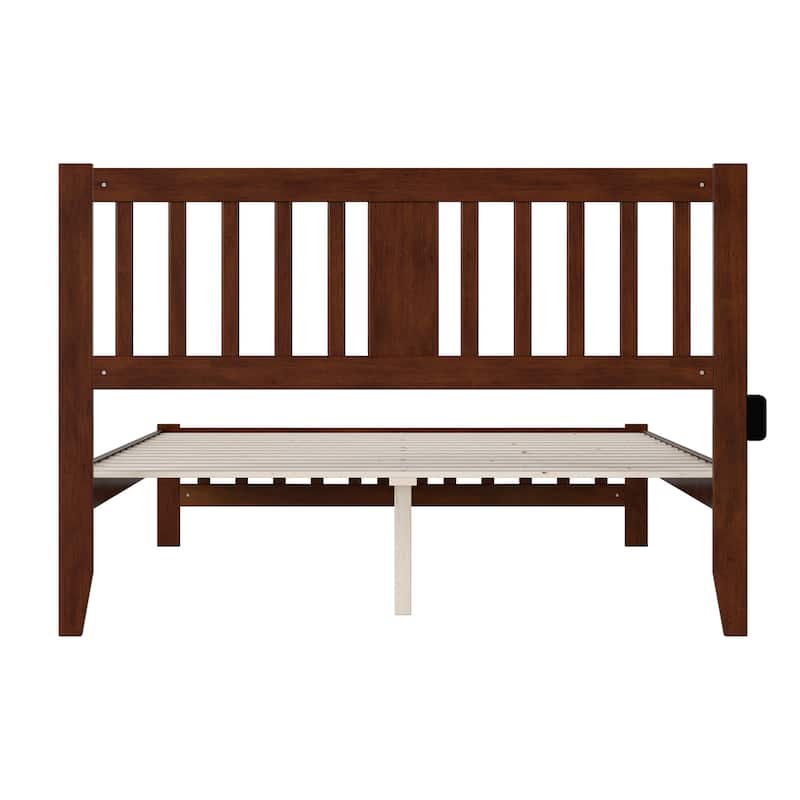 Tahoe Queen Bed with Footboard in Walnut