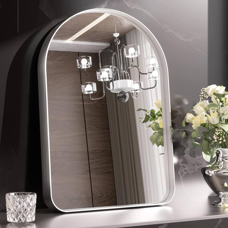 TETOTE Modern Arch Bathroom Wall Mounted Vanity Mirrors