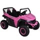 preview thumbnail 5 of 93, 24V 4WD Kids Ride On Car UTV, 2-Seater with Parent Remote Control, Easy-Drag System, and Suspension.