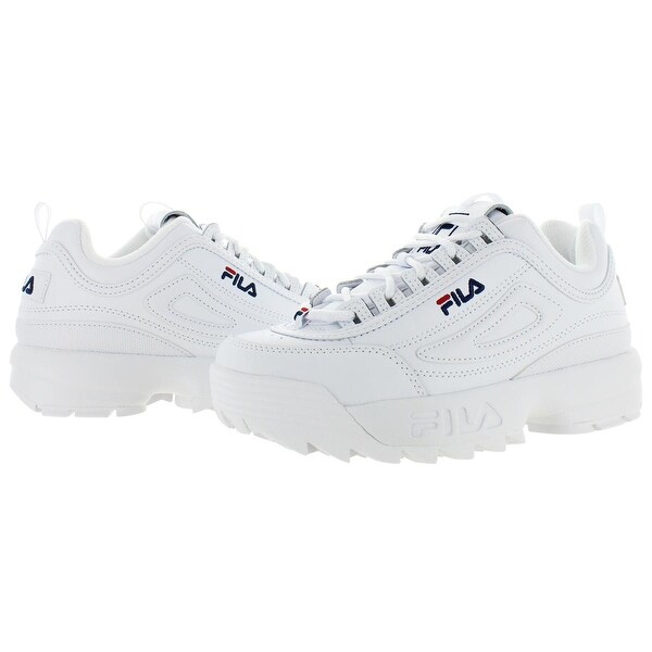 fila white leather shoes
