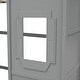 preview thumbnail 27 of 112, Solid Wood House Loft Bed With Ladder for Kids, Boys and Girls, Bedroom