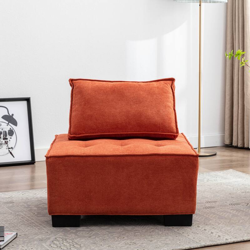 Modern Upholstered Living Room Chairs Set of 2