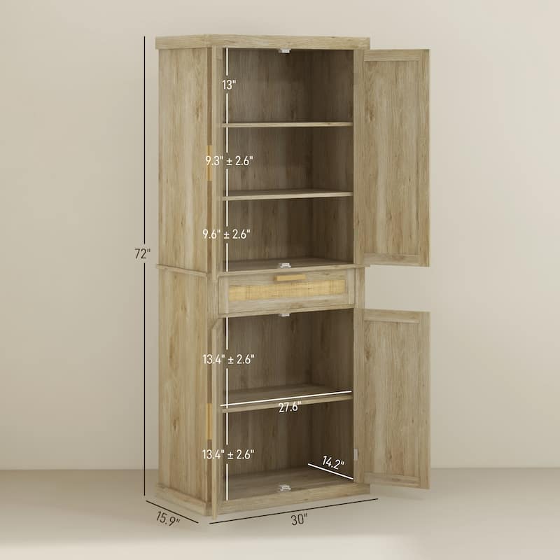 Freestanding Pantry Cabinet Kitchen Storage Cabinet